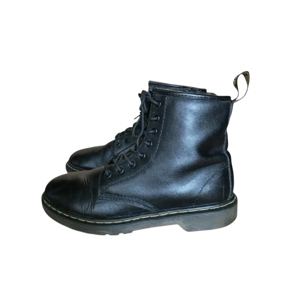Dr. Doc Marten Leather Lace up  Side Zip Delaney Boots. SZ. 36 or L5  M4